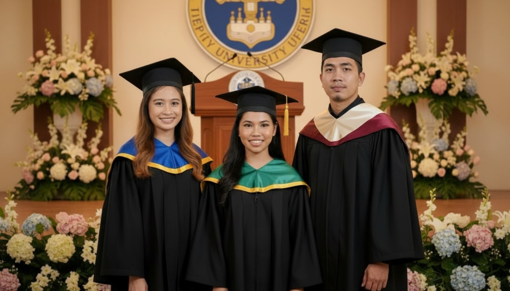 graduation combined stage background