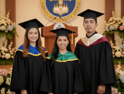 graduation combined stage background